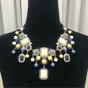 Statement necklace with rhinestones. Very good condition.
